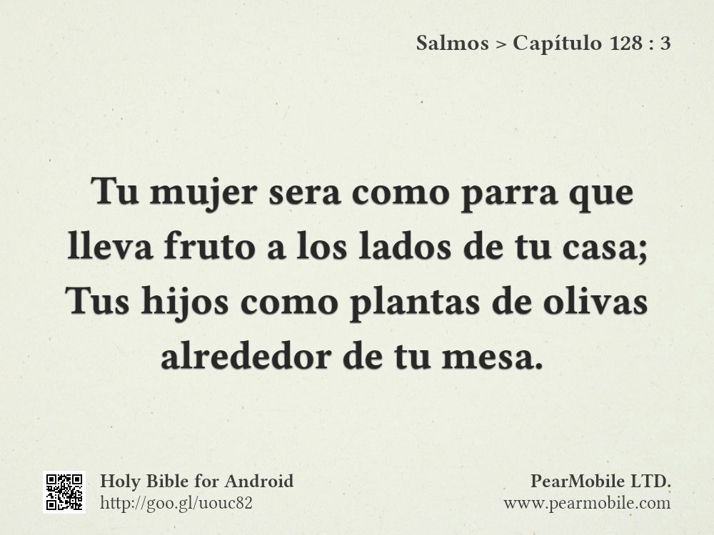 Salmos, Capítulo 128:3